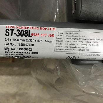 Que hàn TIG inox ST-308L