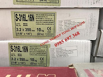 Que hàn inox E316L 3.2mm